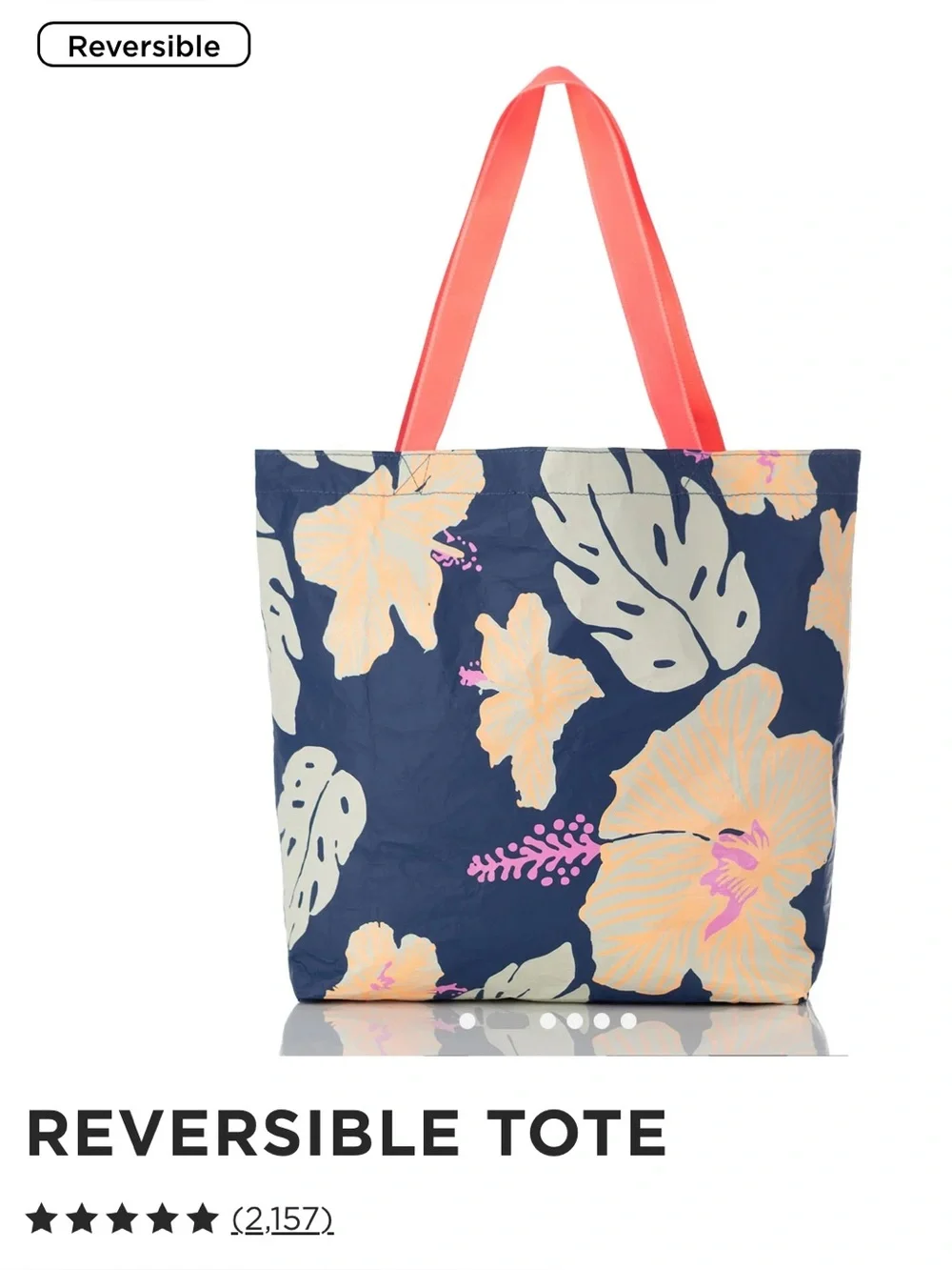 Aloha Collection Pape’ete Reversible Tote - Picture 1 of 3